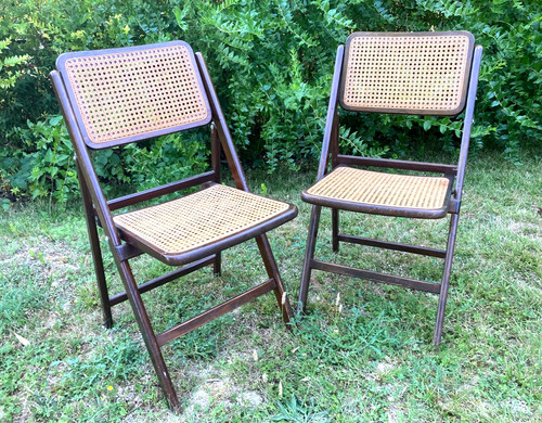 Paire chaises pliantes - paire,