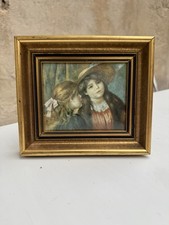 Replica Renoir painting portrait of two girls Helca