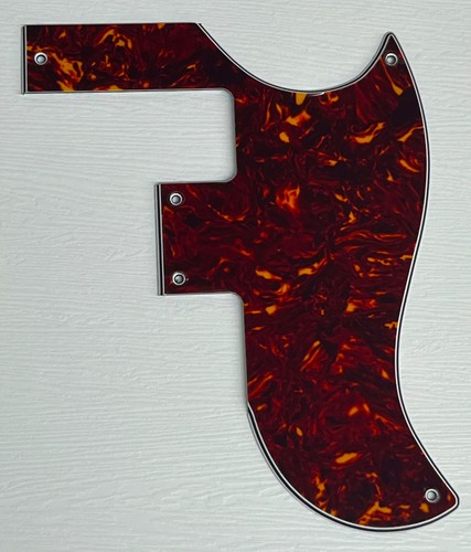 Red tortoise pickguard scratch - tortoise,