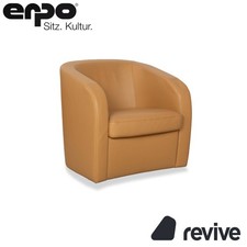 Erpo Fauteuil En Cuir Marron