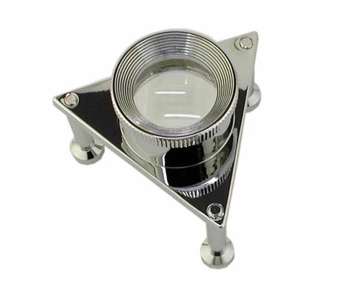 Loupe poche chromée 10x - de,