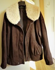 Blouson femme cuir marron Mac