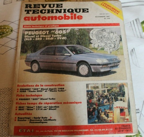 Revue technique automobile rta - automobile,