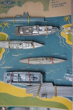 Ingap Padova (Italy) carded plastic Art 35 Miniature of Battleships