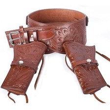 Étui en cuir Western avec