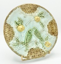 Assiette barbotine faïence