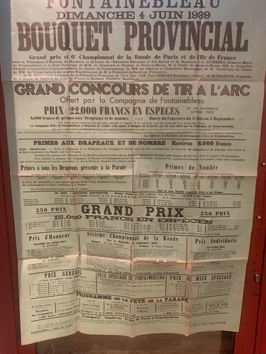 Affiche fontainebleau bouquet - affiche, fontainebleau.bouquet