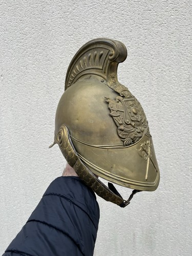 Casque pompier ancien 1848 - casque,