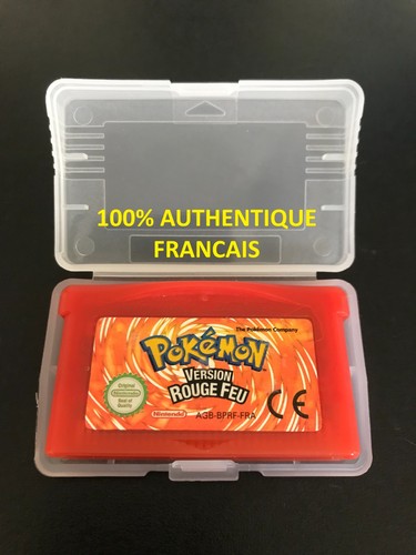 Pokemon version rouge - rouge, feu