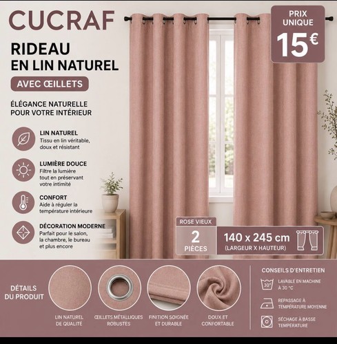 Rideau cucraf - rideau,