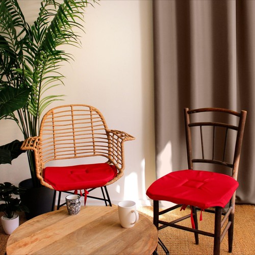 Galette chaise uni basic - uni, "basic"