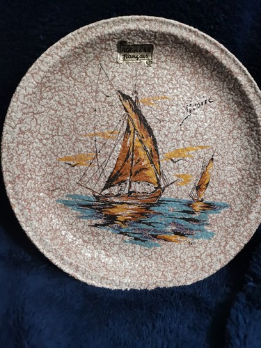 Assiette céramique vintage - céramique,