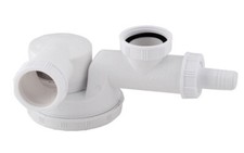 Double Cuisine Évier Siphon Vidange 1 1/2" x 40mm Entrée Lave-Vaisselle