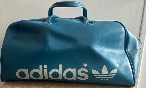 Sac bleu adidas vintage - bleu,