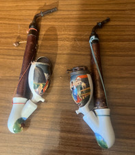 2 pipes allemande , porcelaine