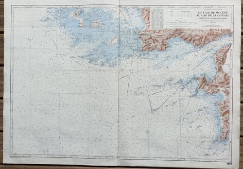 Carte marine ile - l'ile, molÈne
