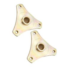 2PCS Spline Wheel Rear Axle Hub 3 Stud 17 Tooth For 50cc ‑110cc Quad Dirt Bike