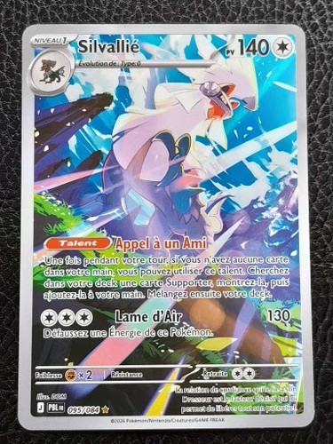 Carte pokemon silvallie - carte,