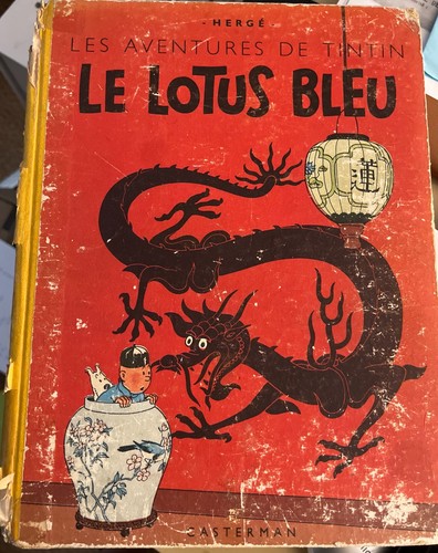 Tintin lotus bleu - bd,