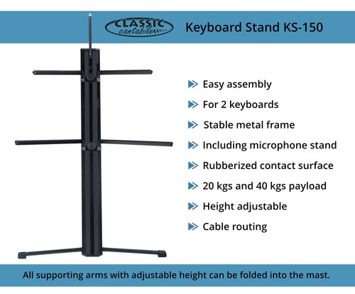 Support trepied double base - trepied,