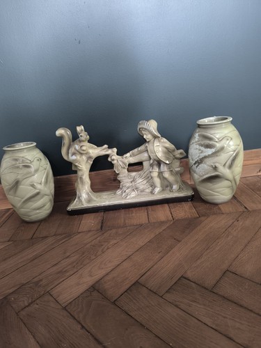 Ensemble décoration cheminée - ensemble,