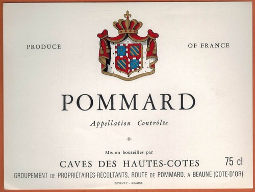 Etiquette grand vin - , de