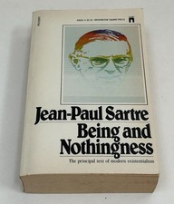 Being and Nothingness Jean-Paul Sartre Existentialism Philosophy VTG PAPERBACK