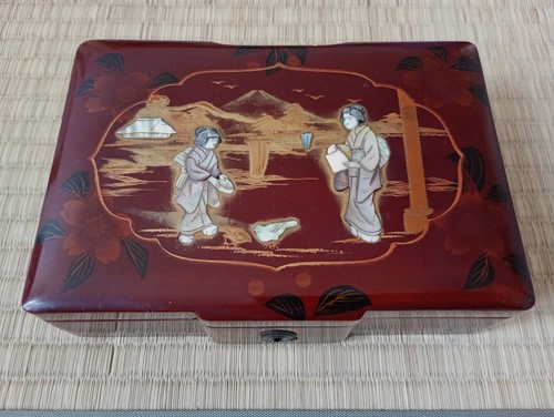 Ancien coffret boîte - ancien, laque