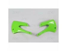 Ouies de radiateurs UFO vert motocross KAWASAKI KX85 2001 - 2013