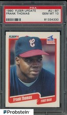 1990 Fleer Update #U87 Frank Thomas Chicago White Sox RC Rookie HOF PSA 10