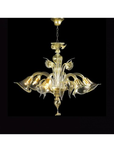 Lustre lumières murano de - lustre,