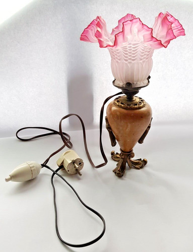 Lampe ancienne bronze pate - lampe,