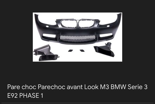 Pare choc avant - pare, e92