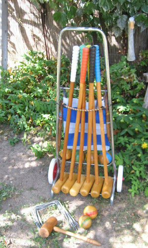Jeu croquet ancien - jeu,