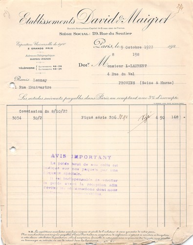 1922 ets david maigret a - ets,