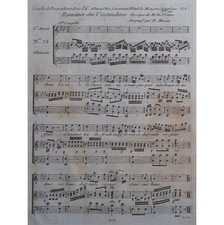 DEVIENNE François Romance des