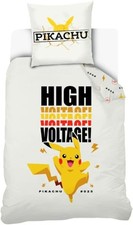 Pokémon - Parure de Lit Enfant Coton Pikachu High Voltage - Housse de Couette 14