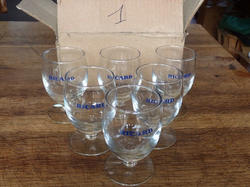 Lot verres ricard ballon - de,