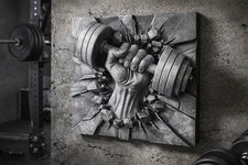 Déco Murale Musculation 3D