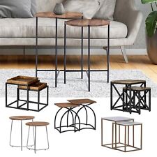 Lot de 2x table gigogne en