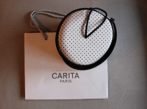 Carita vanity rond bleu marine - vanity,