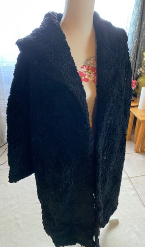 Manteau luxe astrakan - manteau,