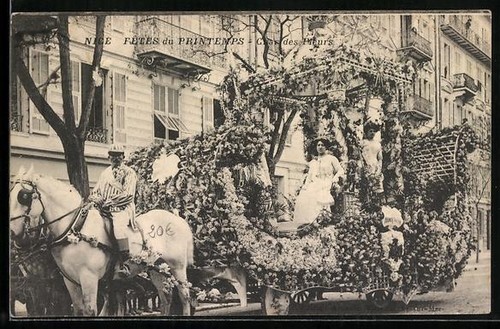 Cpa nice fêtes - nice,,