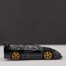 2026 HOT WHEELS PROTOTYPE TEST RUN-FERRARI F40 BLACK RIVET RR 5SPOKE GOLD U40N