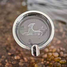 cendrier animalier en cristal