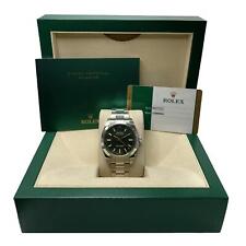 Rolex Milgauss 116400GV Acier Vert Saphir Noir Cadran Automatique Montre B&p