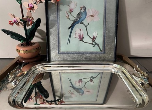 Plateau miroir vintage cm - 34,5,