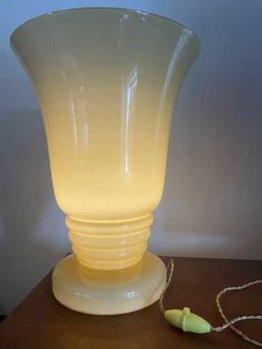 Grande lampe opaline - h,