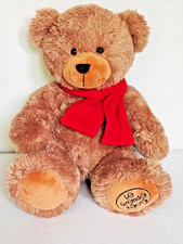 doudou peluche ours marron la