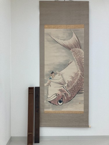 Tableau ancien rouleau - , à